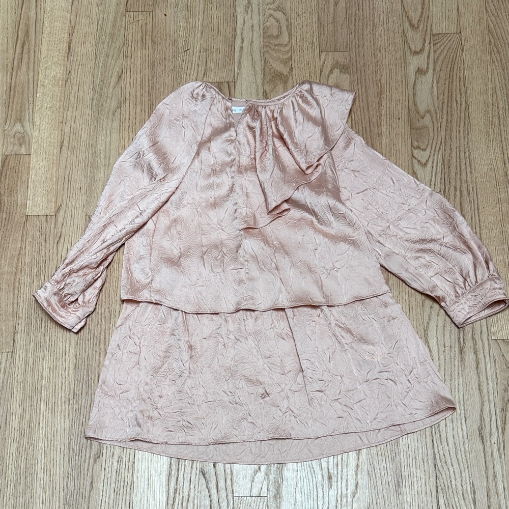 Zara Dress Girls Blush Pink
